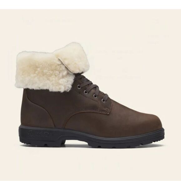 NWOB Blundstone 1461 Waterproof Thermal Lace Up Boots Womens 12 - Picture 1 of 16